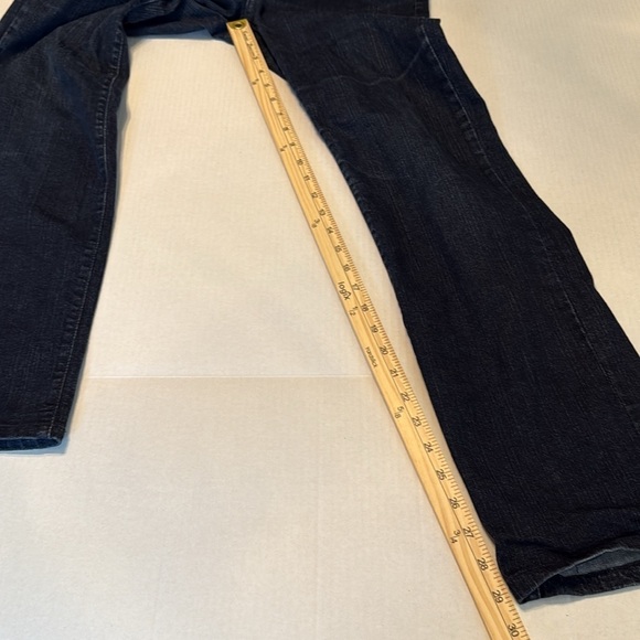 NYDJ Sheri Slim Mid-Rise Dark Wash Jeans Size 6 - Picture 5 of 11